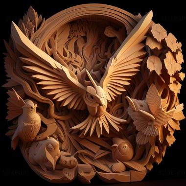 3D модель All Things Bright and Beautifly Pokmon ConteAgehunts b (STL)